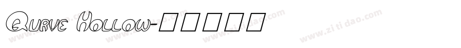 Qurve Hollow字体转换